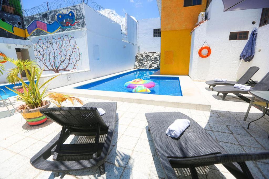 Ikaro Suites Colonial Cancún Exterior foto
